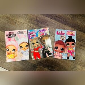 LOL Surprise & Na! Na! Na! Surprise Jumbo Coloring & Activity Books | Set of 3